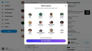 join twitter spaces desktop mobile web
