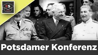 Die Potsdamer Konferenz 1945 - Potsdamer Abkommen - Bedeutung Potsdamer Konferenz - einfach erklärt!