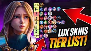 THE OFFICIAL AND ONLY RIGHT LUX SKIN TIER LIST