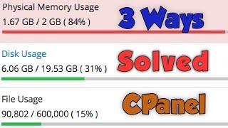 How to Fix Physical Memory Usage in Cpanel | 3 Ways to Solve | Godaddy Hosting Issue | Tech ReRom