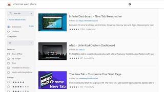 Chrome Tutorial - Install Custom New Tab Page