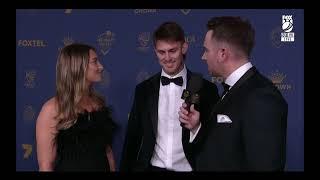 Greta & Mitch Marsh - Blue Carpet Interview - Australian Cricket Awards 2024