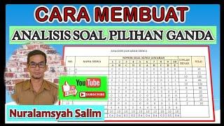 Cara Membuat Analisis Soal Pilihan Ganda