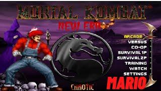 Mario in Mortal Kombat Chaotic New Era