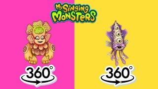 Epic Jellbilly & Epic Barrb - All Sounds & Animations  / 360  (My Singing Monsters)
