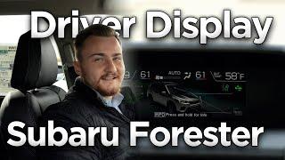 How to Setup 2024 Subaru Forester Driver Display