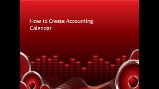 How to create a Accounting Calendar