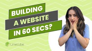 Building a website in just 60 seconds?! Limecube AI