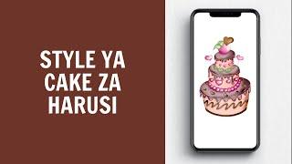 Style Ya Cake za Harusi 2024