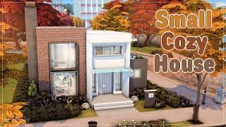 Маленький уютный дом‍│Строительство│Small Cozy House│SpeedBuild│NO CC [The Sims 4]