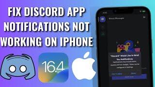 How To Fix Discord Notifications Not Working On iPhone