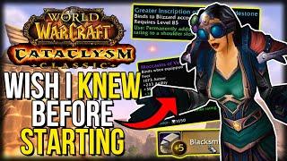 What I WISH I Knew BEFORE Starting Cata Classic | Cataclysm Classic | Alt Leveling Tips