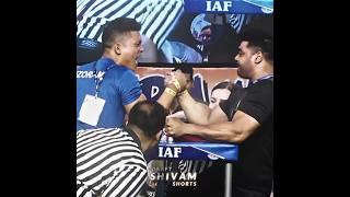 He Missed With Mizoram Player  || Denic Is Beast Of Arm Wrestling || #armwrestling #edit