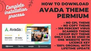 Buy avada theme in cheap 100% Original with license key NO GPL or COPY THEME