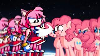 Amy VS Pinkie Pie - Blockhead but... i heavily edited