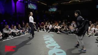 Alesya vs Masumi - 1ST ROUND BATTLES House Dance Forever 2017