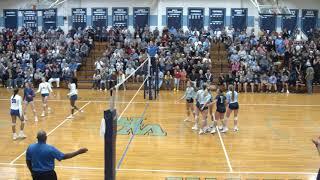 Exciting HS Girls Volleyball State Semifinal Action- W. Rowan v. W. Henderson