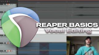 REAPER BASICS: Vocal Editing, how to time align vocals using stretch markers