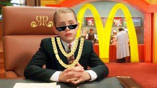 A YOUNG BILLIONAIRE has a MC DONALDS and an AMUSEMENT PARK inside the HOUSE - RECAP