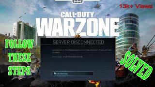 Call Of Duty WarZone | Server Disconnected Error Code:BLZBNTBGS000003F8 |  Solved | Nonsense