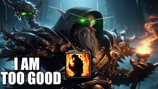 WARLOCK DESTROYING ENEMIES WITH NO MERCY AM I TOO GOOD FOR WORLD OF WARCRAFT? BUALOCK SOLO SHUFFLES