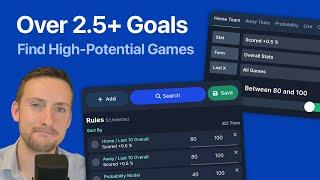 Filtering for Goals: Find High-Potential Football Matches for Over 2.5+ Goals