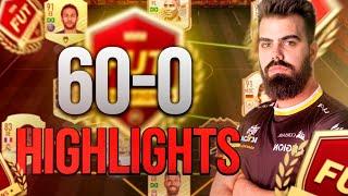 FUT CHAMPIONS HIGHLIGHTS! 2X 30-0 SEGUIDO! 60-0 MONSTRUOSO!