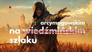 Głupi wiedźmin uczy się magii — WITCHER 3 Livestream