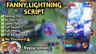 Script Skin Fanny Lightning No Password | Full Effect Voice | Patch Terbaru | MLBB