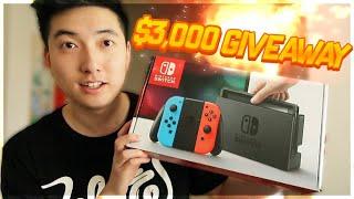 BIGGEST GIVEAWAY EVER!!! FREE NINTENDO SWITCHES & FIDGET SPINNERS!! ($3000) #Rage2M