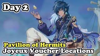 Genshin Impact All Joyeux Voucher Locations DAY 2