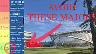 WORST Majors at Embry-Riddle Aeronautical University -  Tier List