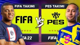 FIFA KAPAK YILDIZLARI vs PES KAPAK YILDIZLARI // FIFA 22 KARİYER MODU ALL-STAR KAPIŞMA