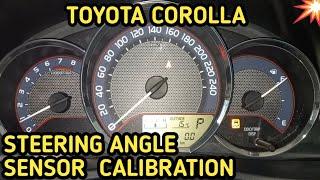 Toyota Corolla Traction Control light on/Steering Angle Sensor C1336/Zero point calibration,