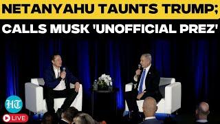 Elon Musk Netanyahu Interview LIVE | Israeli PM Taunts Trump In 2023 Interview | US news | Israel