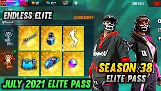 July Elite Pass In Free Fire 2021 || Season 38 ELITE PASS Full Video || July Elite pass Free fire ||