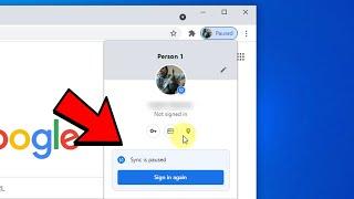 How to fix Chrome Sync is Paused