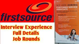 First Source Solutions Interview Process l Job Rounds l Hyderabad l International BPO Details l