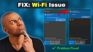 Fix "Can't Connect to This Network" Error On Windows 10 - WiFi & Internet