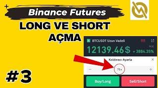 Binance Futures Money Transfer  - Opening a Position | What is Long Short 2024 #3