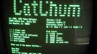 Kaypro II Vintage Computer Overview and Games