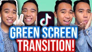 MULTIPLE GREEN SCREEN TRANSITION TUTORIAL FOR TIKTOK! (iOS & Android) *NEW*