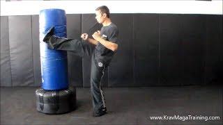 Krav Maga - Outside Slap Kick (Three Tips to Get More Power)