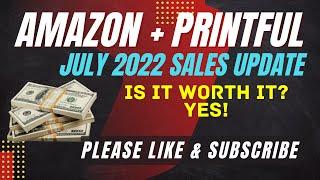 AMAZON + PRINTFUL Integration - Fulfillment By Merchant Sales Report - Yes It's Profitable!