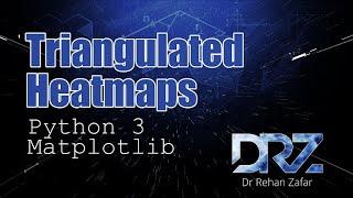 Triangulated Heatmaps (Python + Matplotlib)