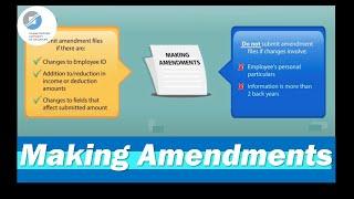 Steps to amend previously submitted records