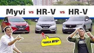 Siapa Menang? Perodua MYVI vs Honda HR-V vs Honda HR-V Terpakai