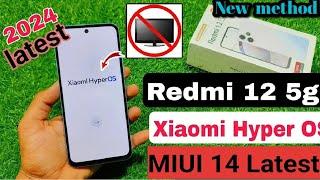 Redmi 12 5G FRP BYPASS - (Without Talkback) 100% Easy Second space not working | Activity luncher 