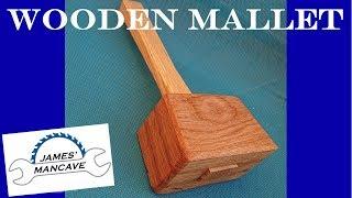 How To Make A Wooden Mallet From Oak and Ash   #016