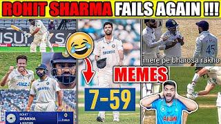 SARFARAZ KHAN FUNNY DRS  SUNDAR 7 WICKETS  IND vs NZ 2nd TEST DAY 1 2024 MEMES